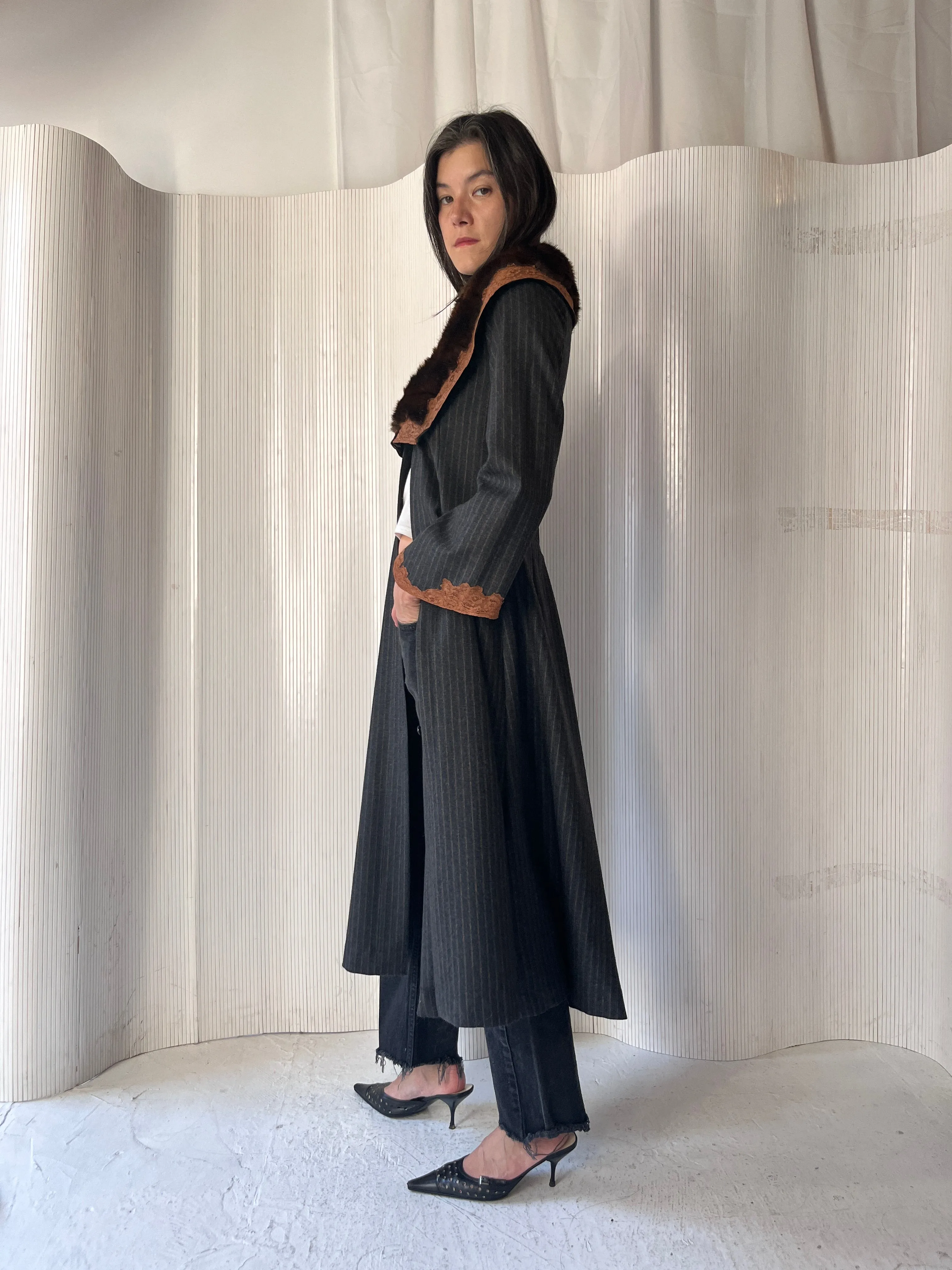 Vintage Wool Coat Dress