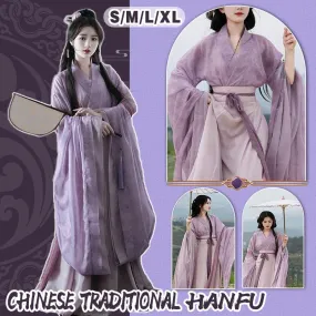 Wei Jin Style Lavender Traditional Chinese Hanfu