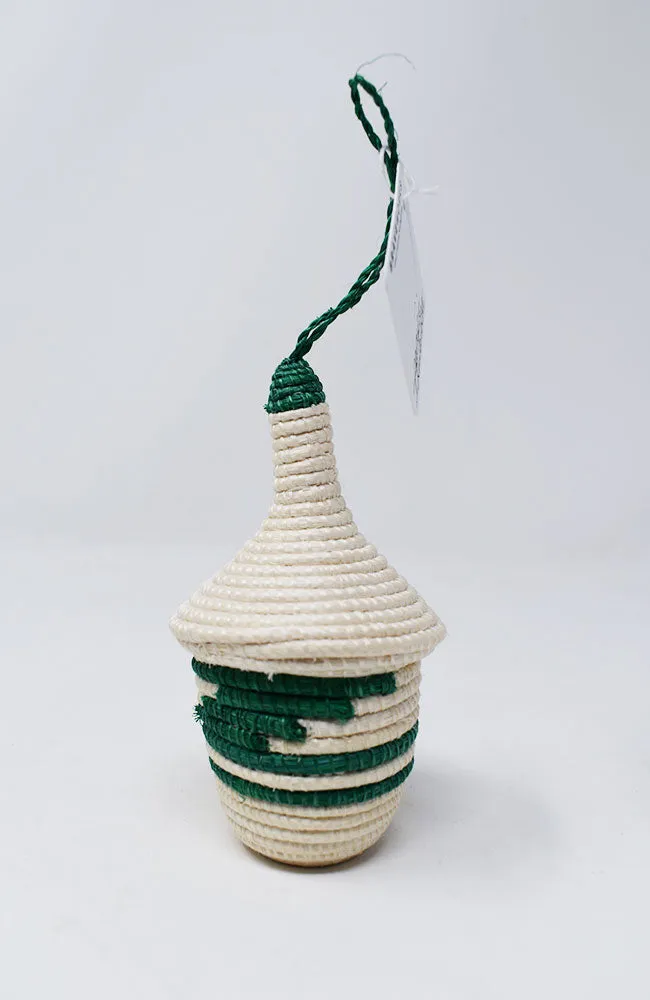 Woven Basket Ornament