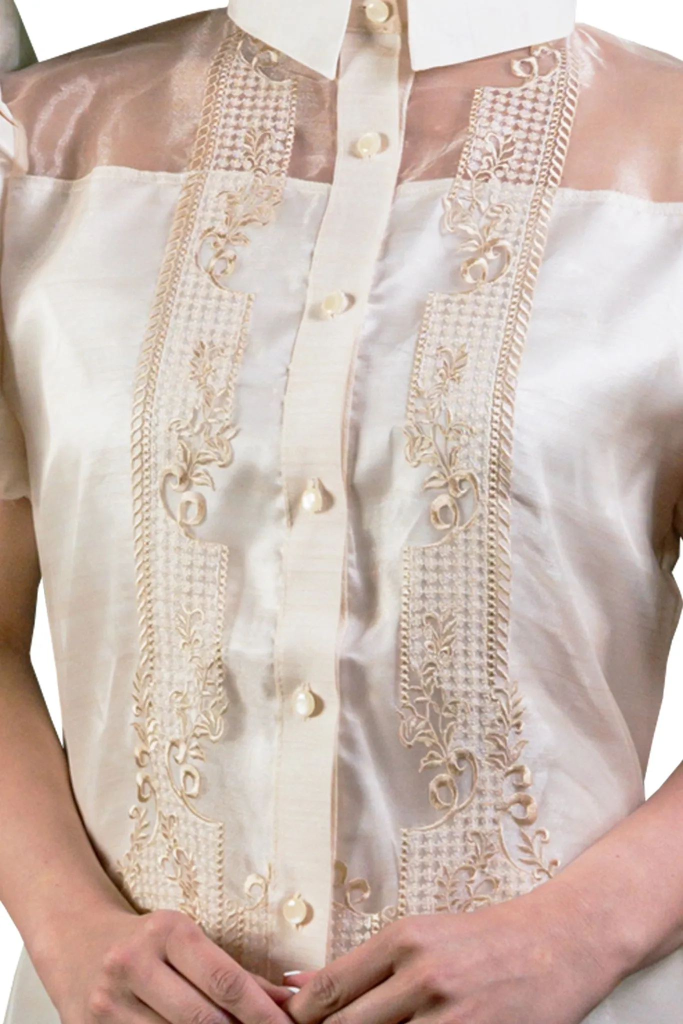 WV06 - Barong Tagalog Dress - Filipiniana