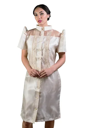 WV06 - Barong Tagalog Dress - Filipiniana