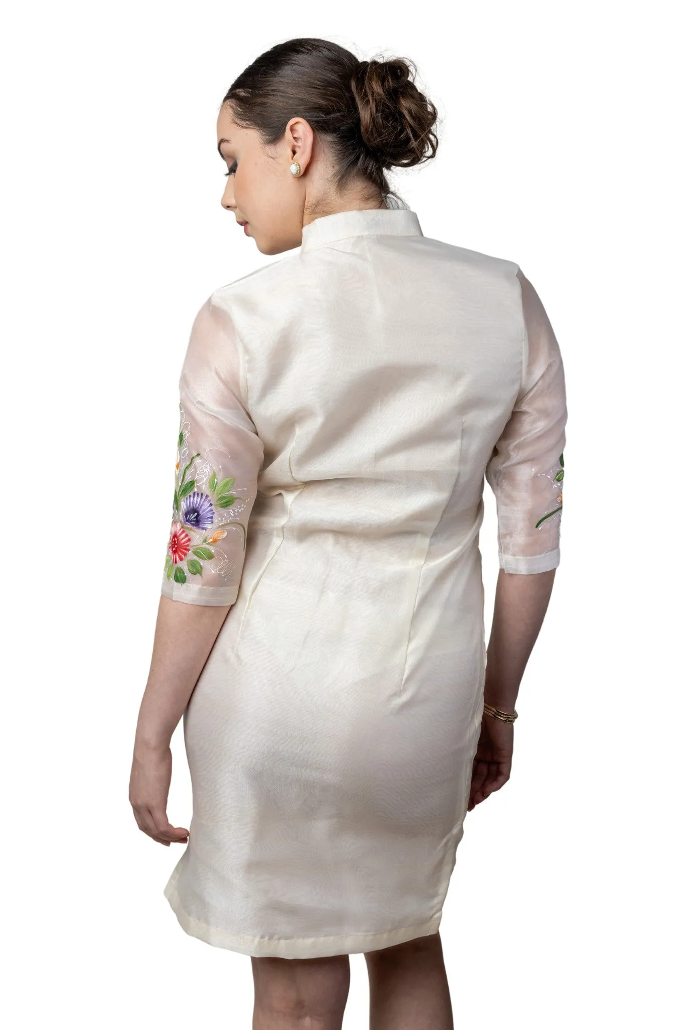 WV12 - Barong Tagalog Dress Painting - Filipiniana