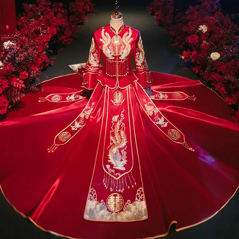 Xiuhe Traditional Bridal Dress No.1 (Deposit   Hire Price)