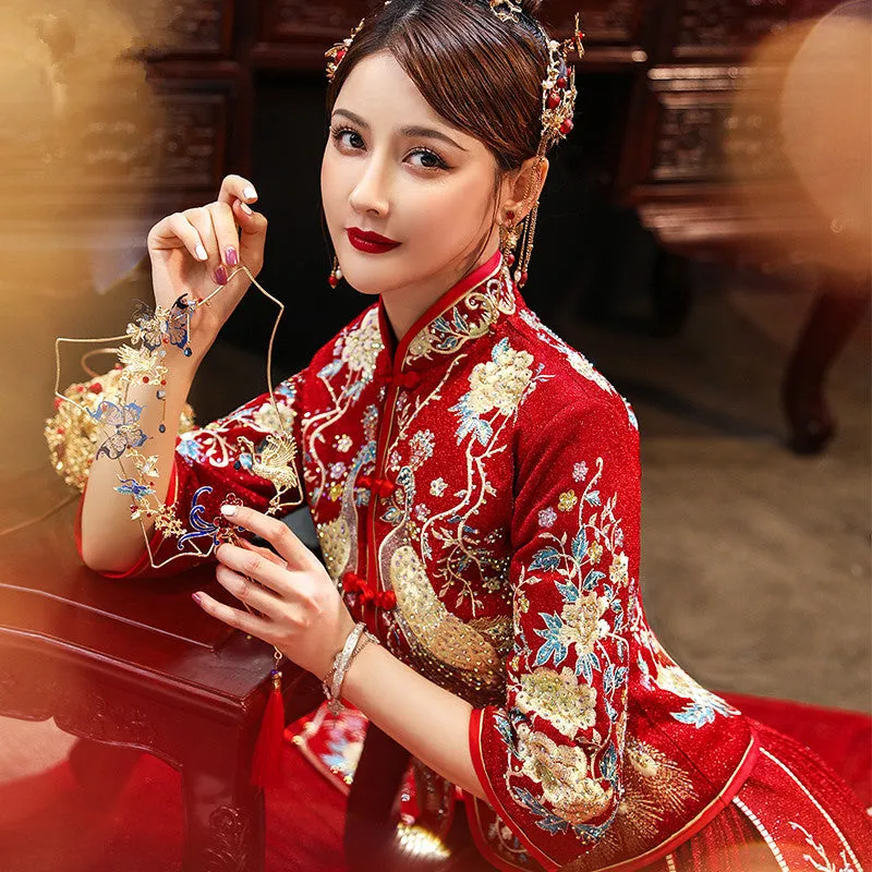 Xiuhe Traditional Bridal Dress No.2 (Deposit   Hire Price)