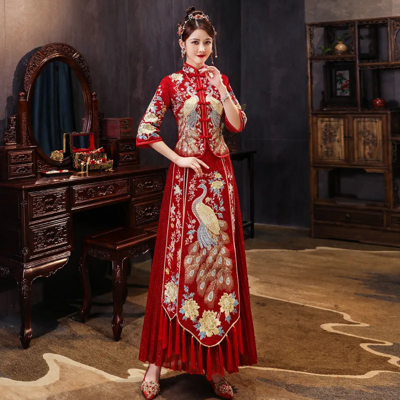 Xiuhe Traditional Bridal Dress No.2 (Deposit   Hire Price)