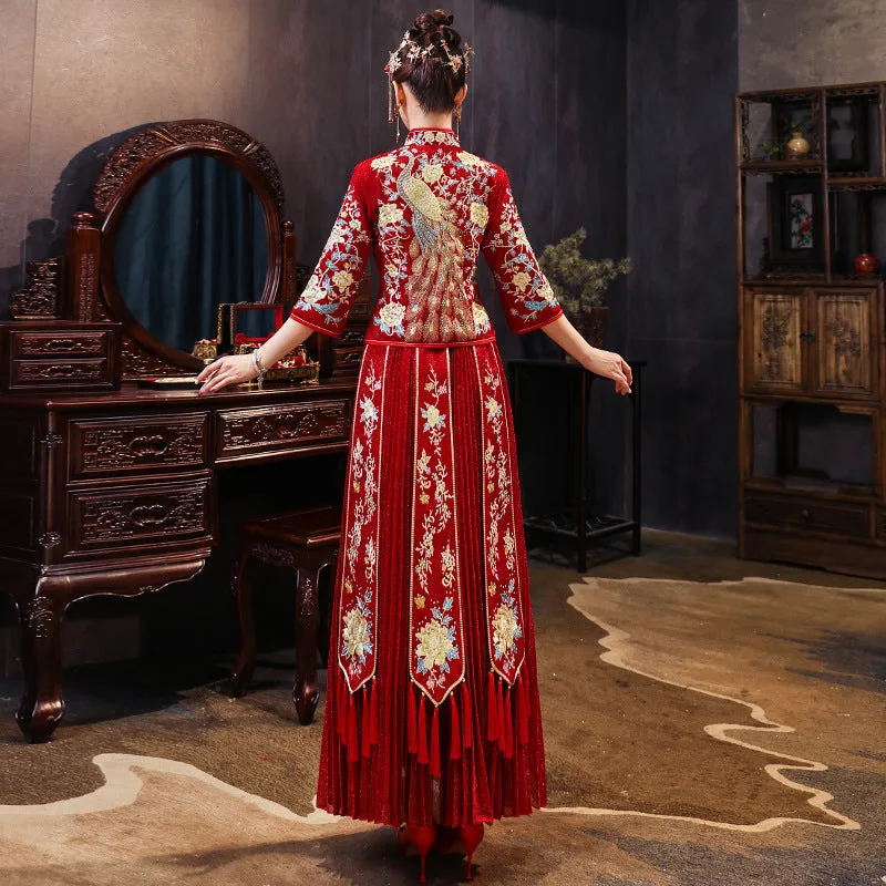 Xiuhe Traditional Bridal Dress No.2 (Deposit   Hire Price)