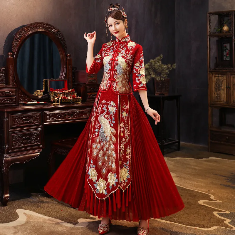 Xiuhe Traditional Bridal Dress No.2 (Deposit   Hire Price)