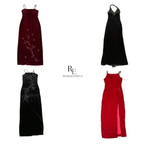 Y2K 2024 Night Out ‘ Velvet Dress ( SR-033)