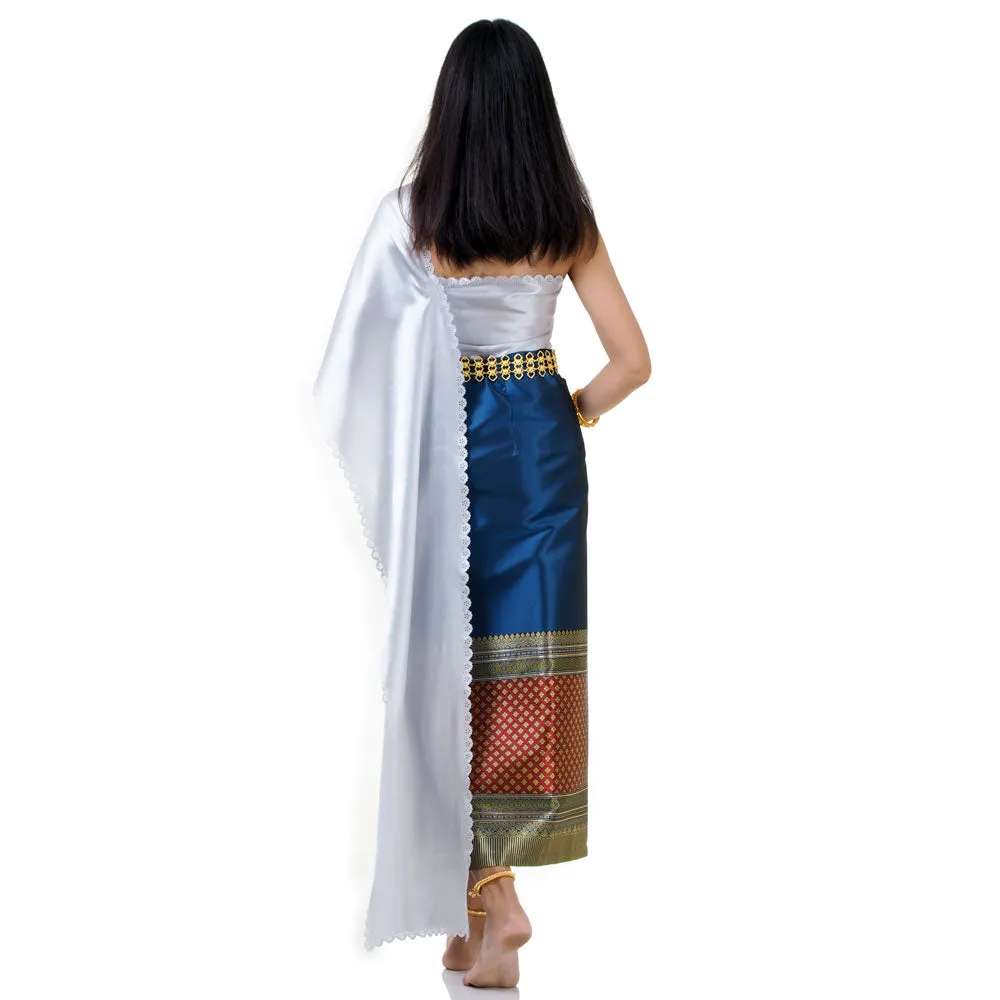 Yada Beautifully Pleated Traditional Chut Thai Dress