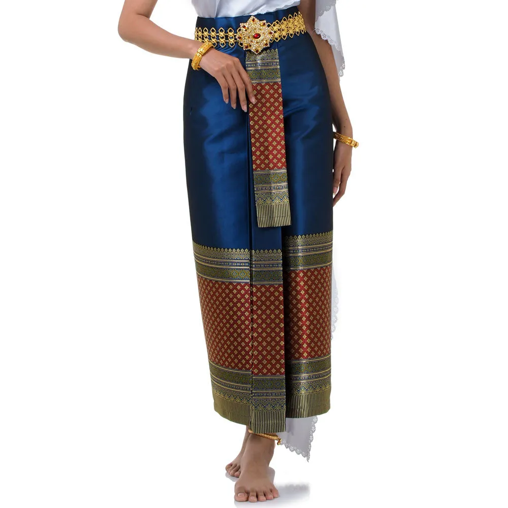 Yada Beautifully Pleated Traditional Chut Thai Dress